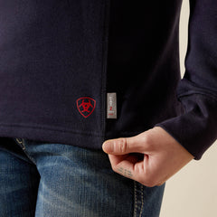 FR Rev 1/4 Zip Top Women - NAVY