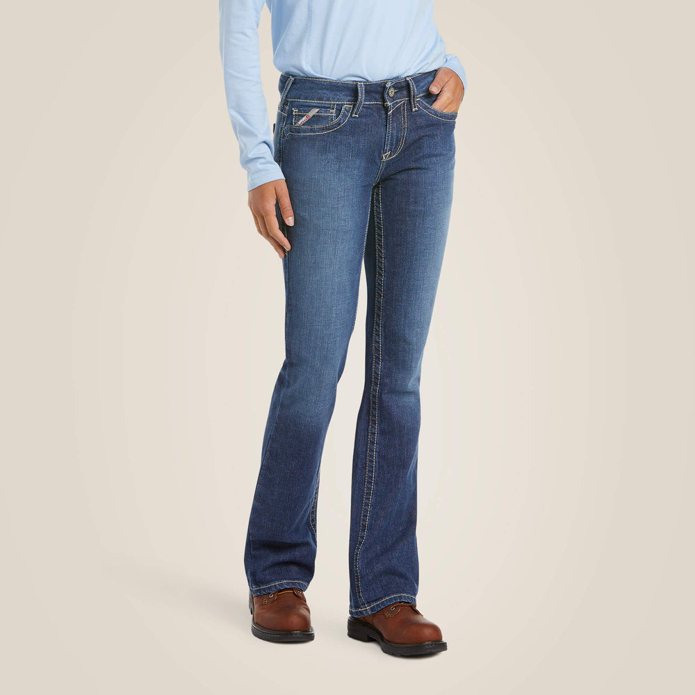 FR DuraStretch Basic Boot Cut Jean Women - BLUE QUARTZ