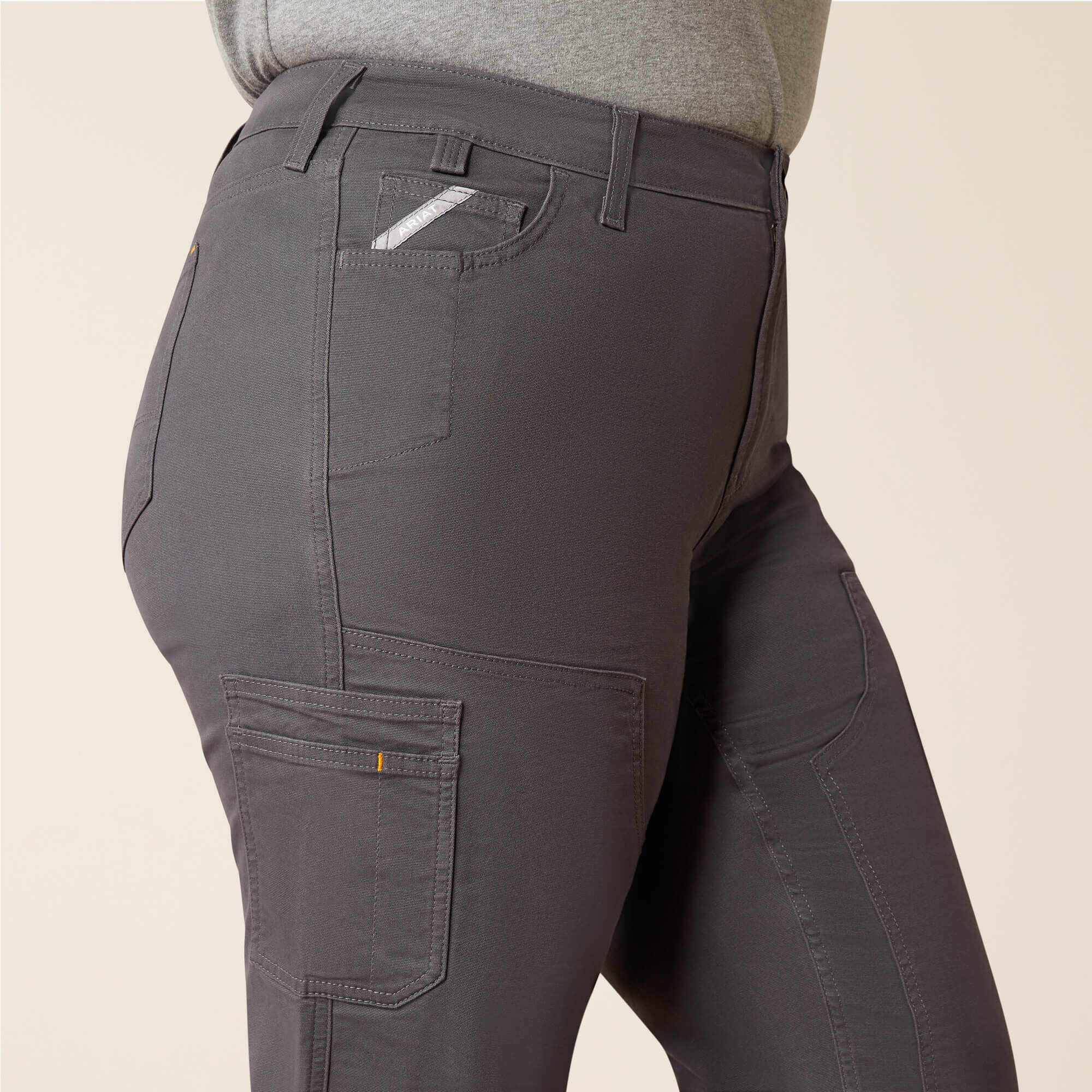 Rebar PR DuraStretch Made Tough Double Front Straight Pant Women - REBAR GREY