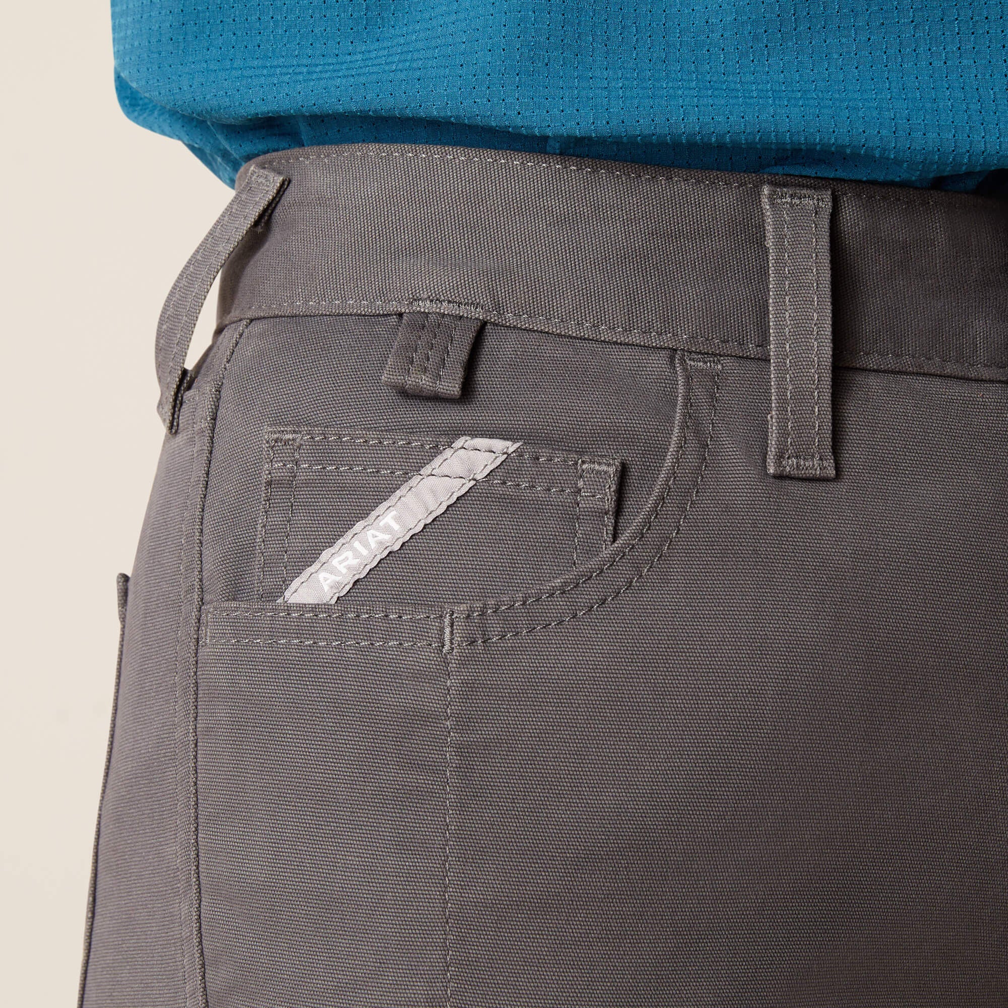 Rebar PR DuraStretch Made Tough Double Front Straight Pant Women - REBAR GREY