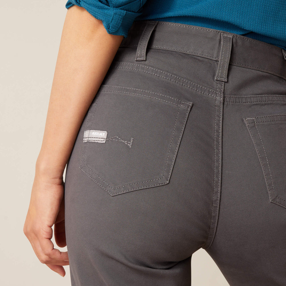Rebar PR DuraStretch Made Tough Double Front Straight Pant Women - REBAR GREY