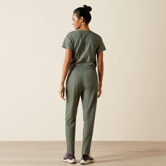 Brin Basic Scrub Pant Women - OLIVE HEATHER
