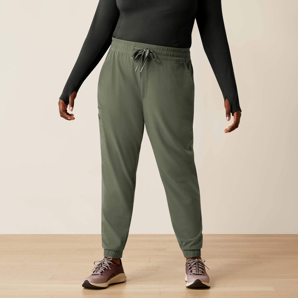 Blackwell Cargo Stretch Jogger Scrub Pant Women - OLIVE HEATHER
