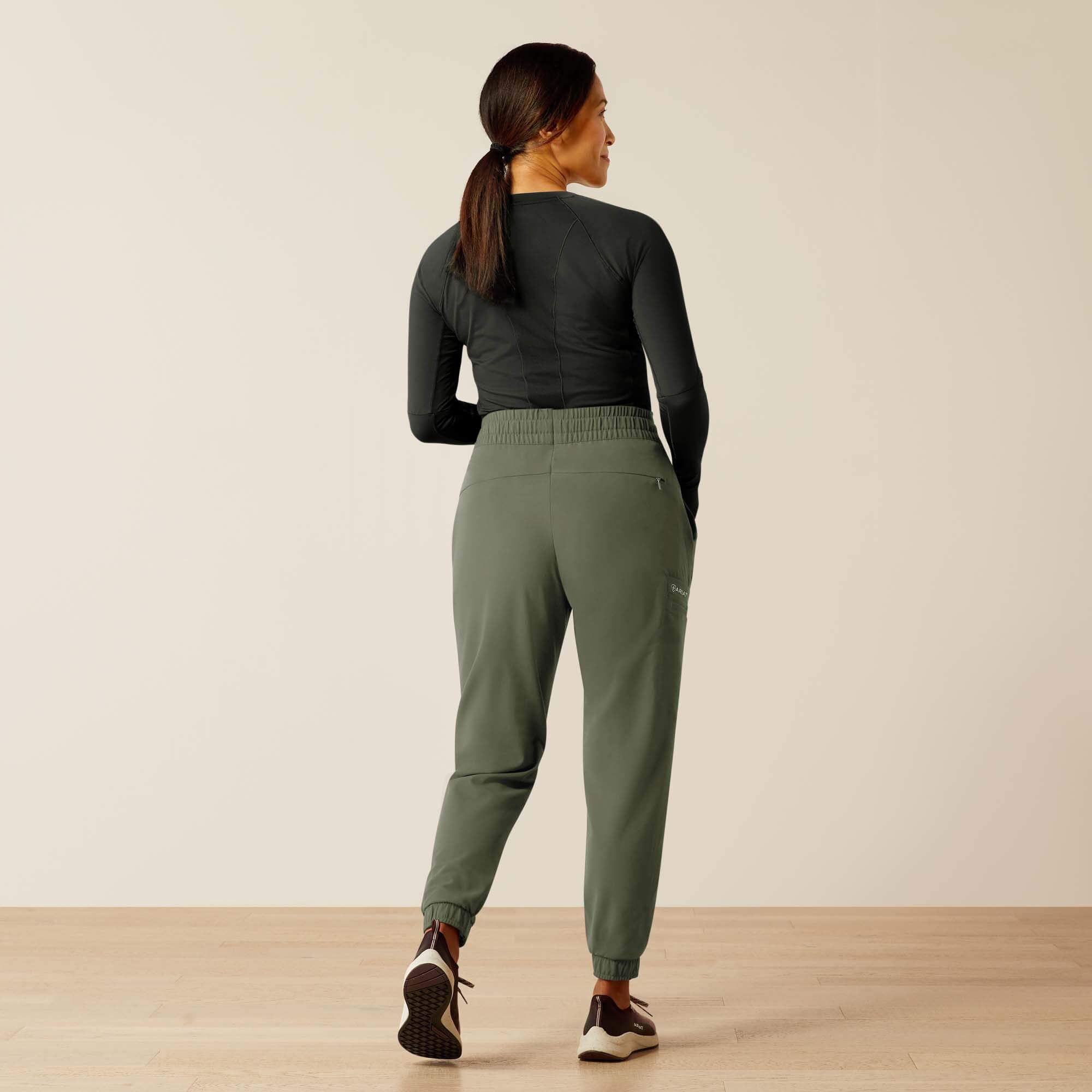 Blackwell Cargo Stretch Jogger Scrub Pant Women - OLIVE HEATHER