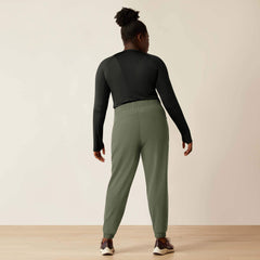 Blackwell Cargo Stretch Jogger Scrub Pant Women - OLIVE HEATHER
