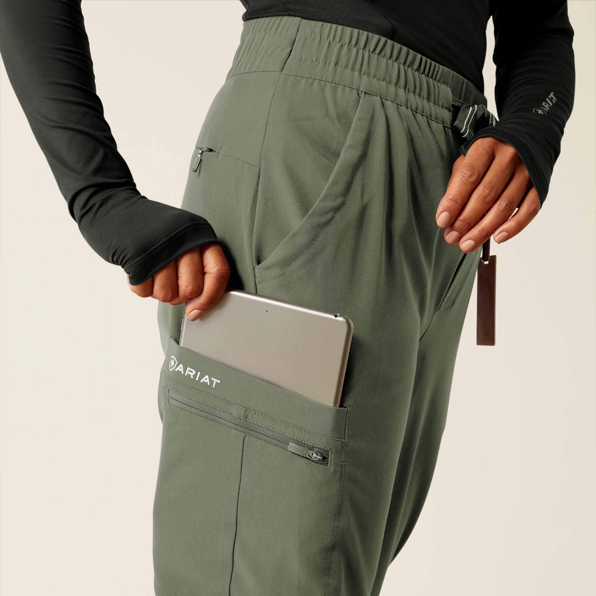 Blackwell Cargo Stretch Jogger Scrub Pant Women - OLIVE HEATHER