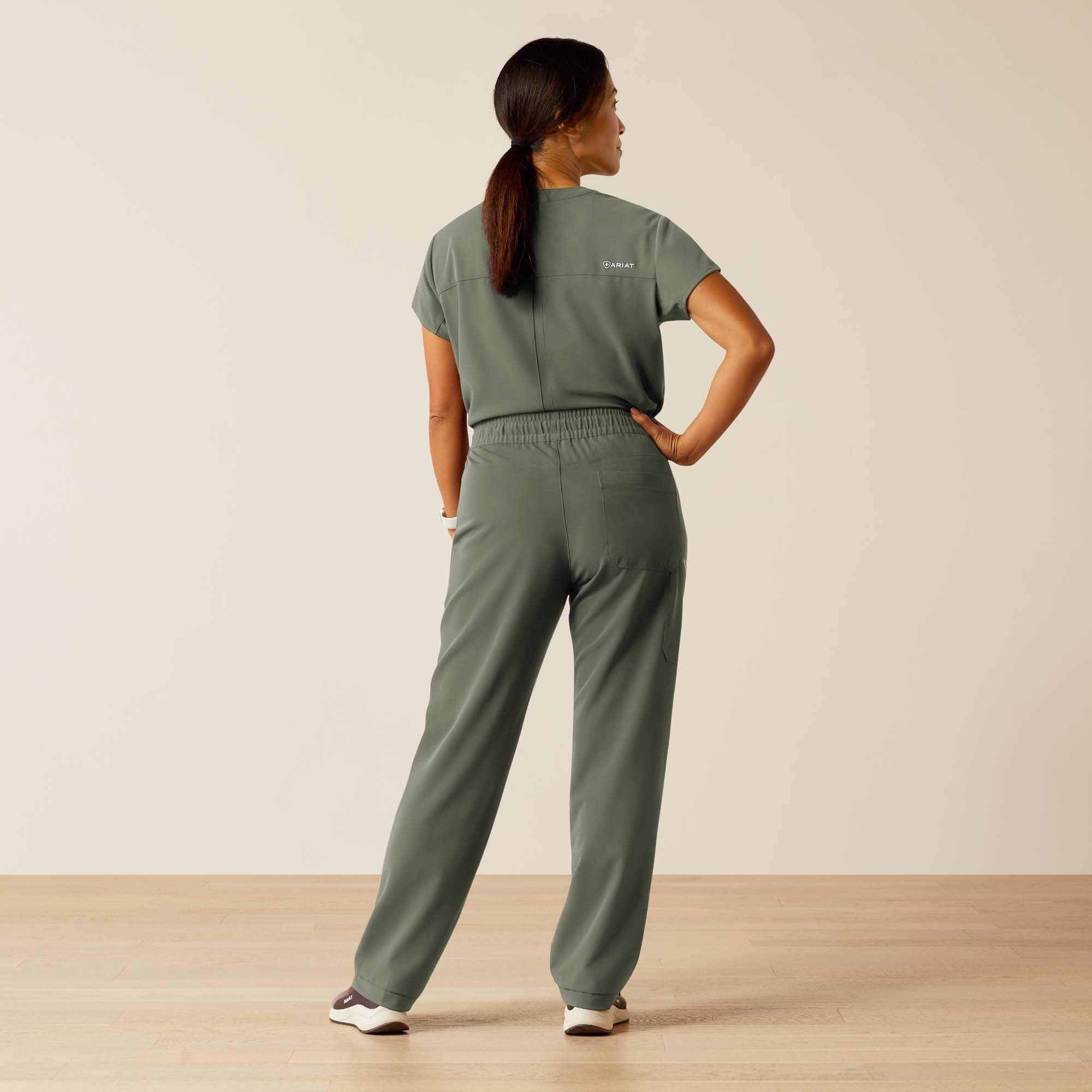 Nightingale Utility Stretch Scrub Pant Women - OLIVE HEATHER