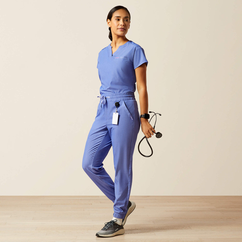 Blackwell Cargo Stretch Jogger Scrub Pant Women - CORNFLOWER BLUE