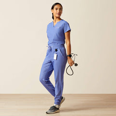Blackwell Cargo Stretch Jogger Scrub Pant Women - CORNFLOWER BLUE