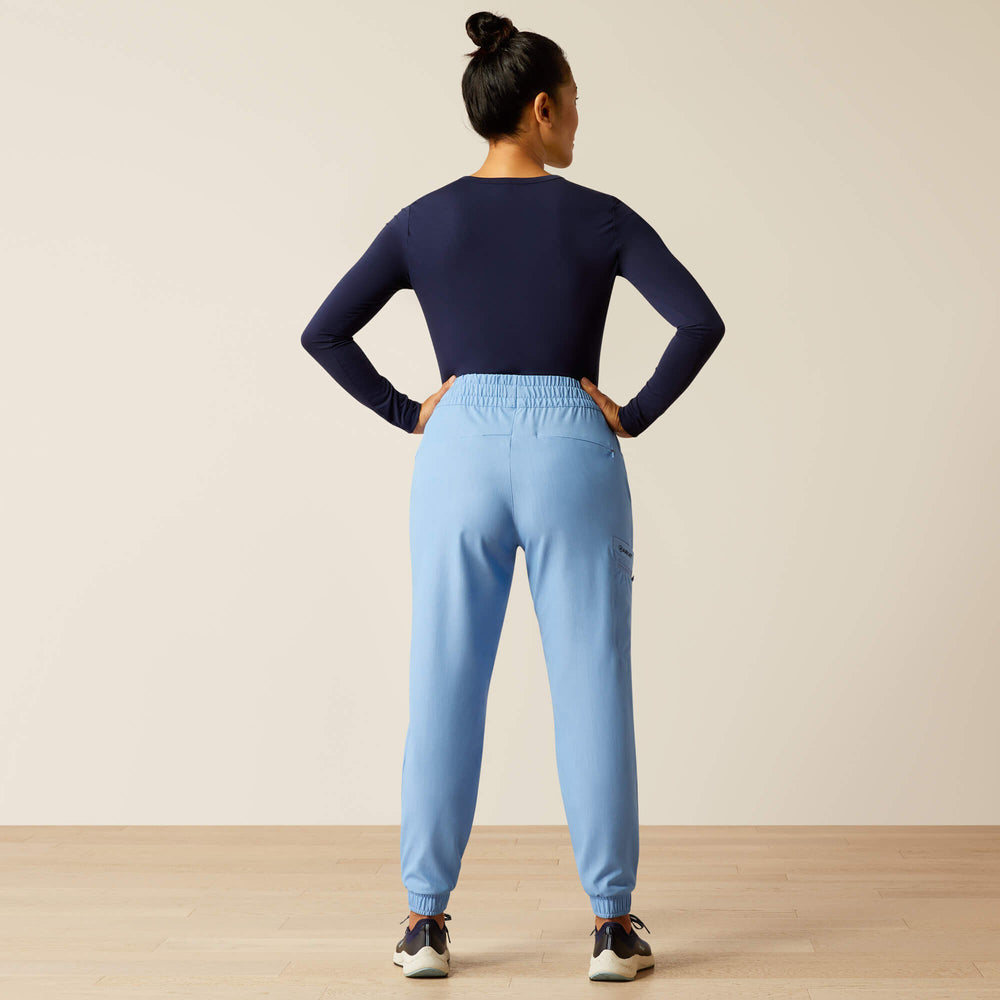 Blackwell Cargo Stretch Jogger Scrub Pant Women - LIGHT BLUE HEATHER