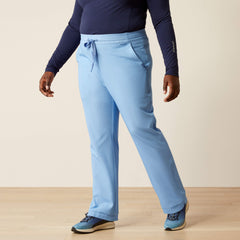 Nightingale Utility Stretch Scrub Pant Women - LIGHT BLUE HEATHER