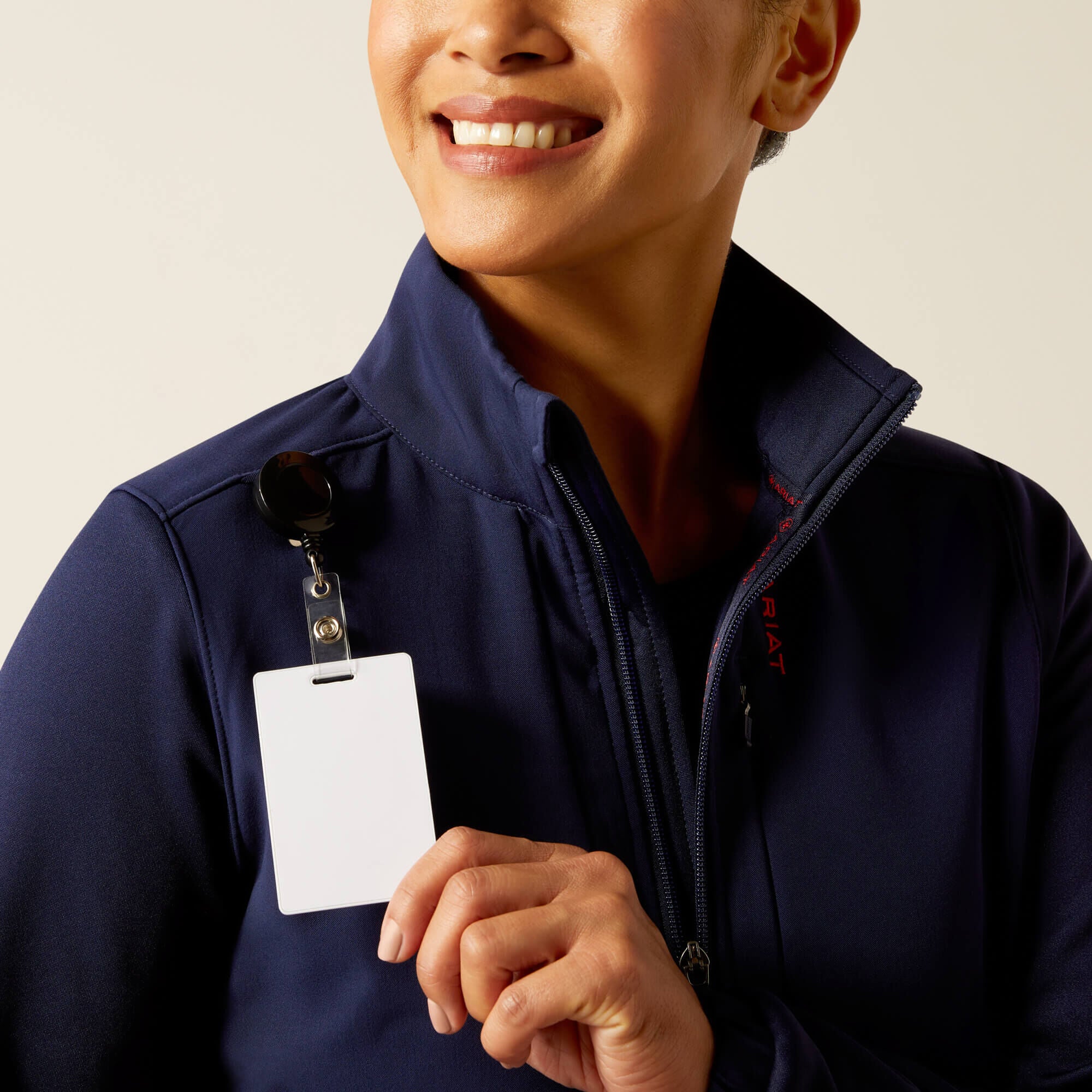 Sina Fleece Scrub Jacket Women - NAVY