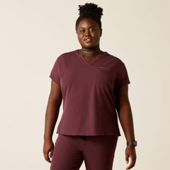Eliza Fashion Scrub Top Women - WINETASTING