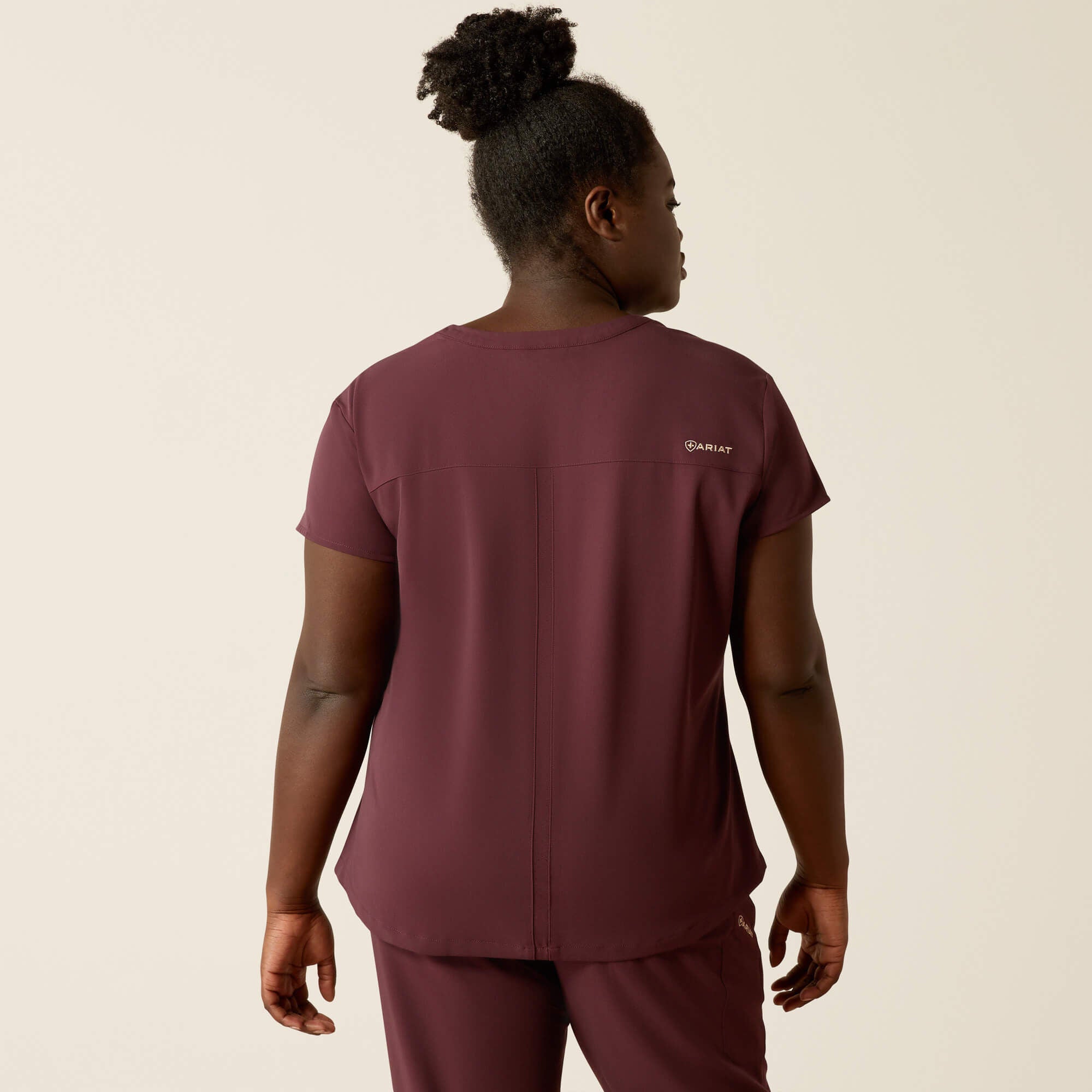 Eliza Fashion Scrub Top Women - WINETASTING