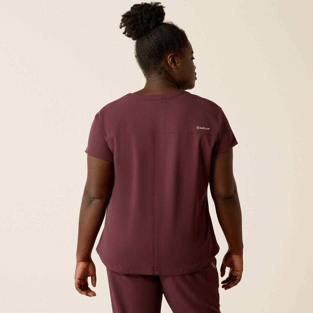 Eliza Fashion Scrub Top Women - WINETASTING