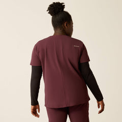 Clara 6 Pocket Scrub Top Women - WINETASTING