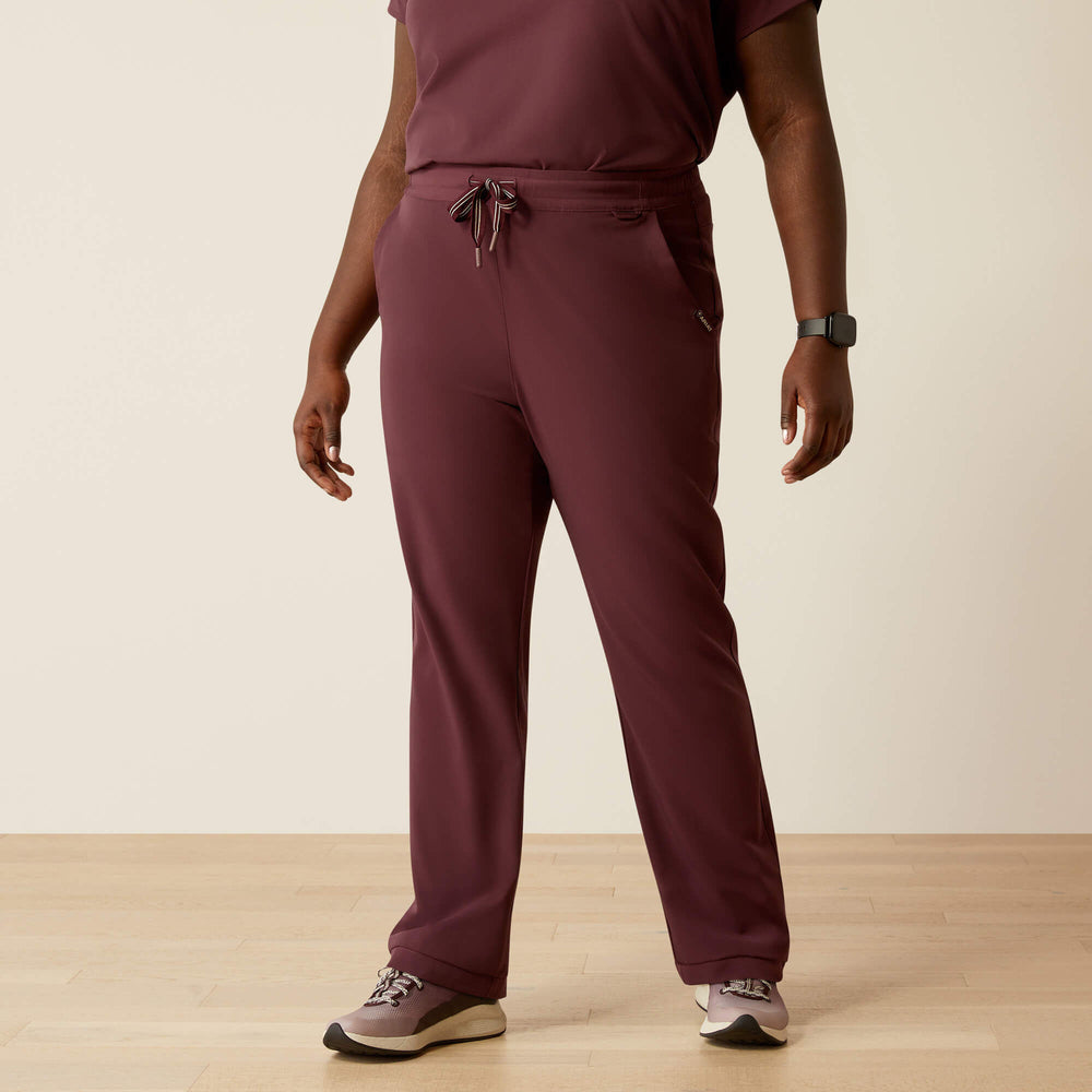 Nightingale Utility Stretch Scrub Pant Women - WINETASTING