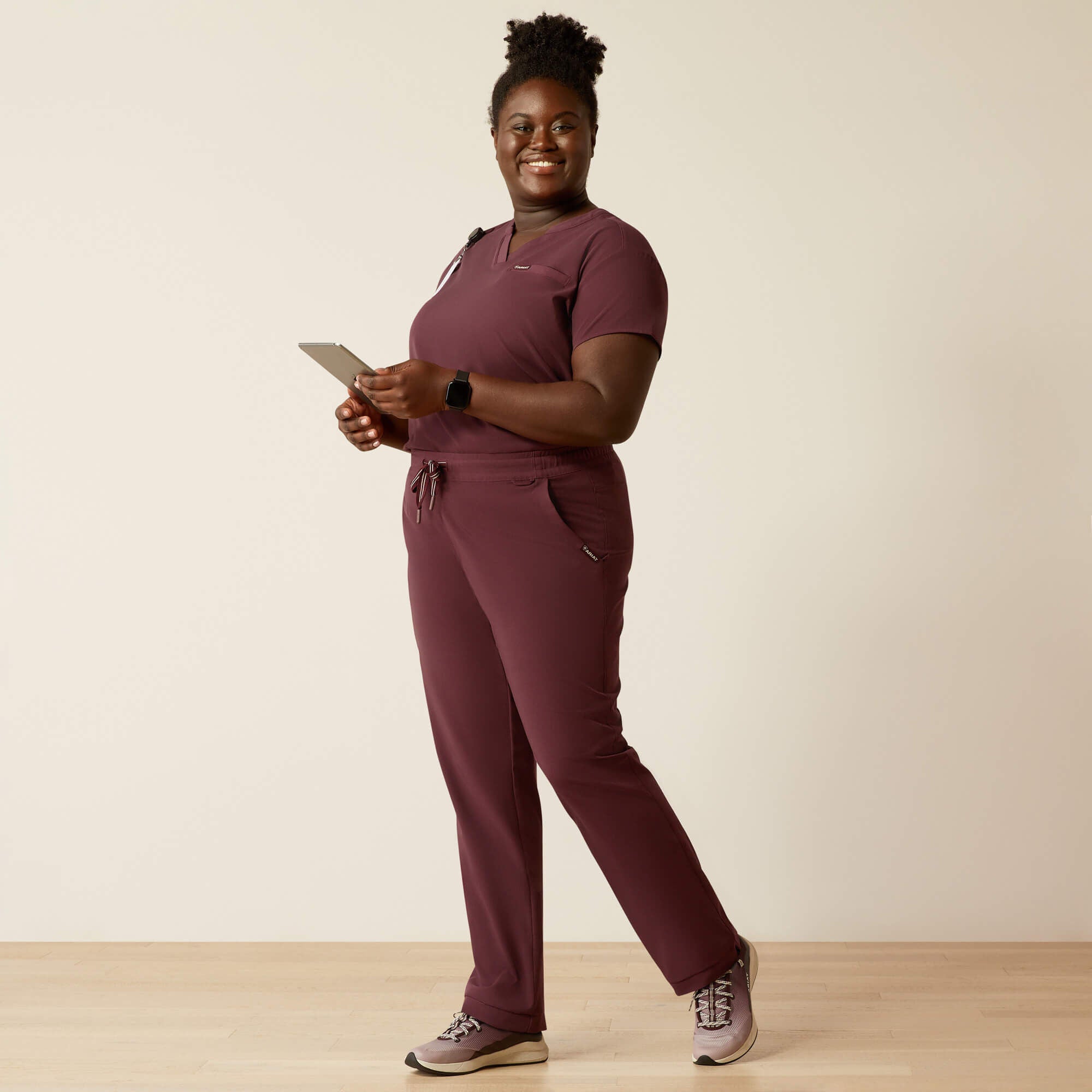 Nightingale Utility Stretch Scrub Pant Women - WINETASTING