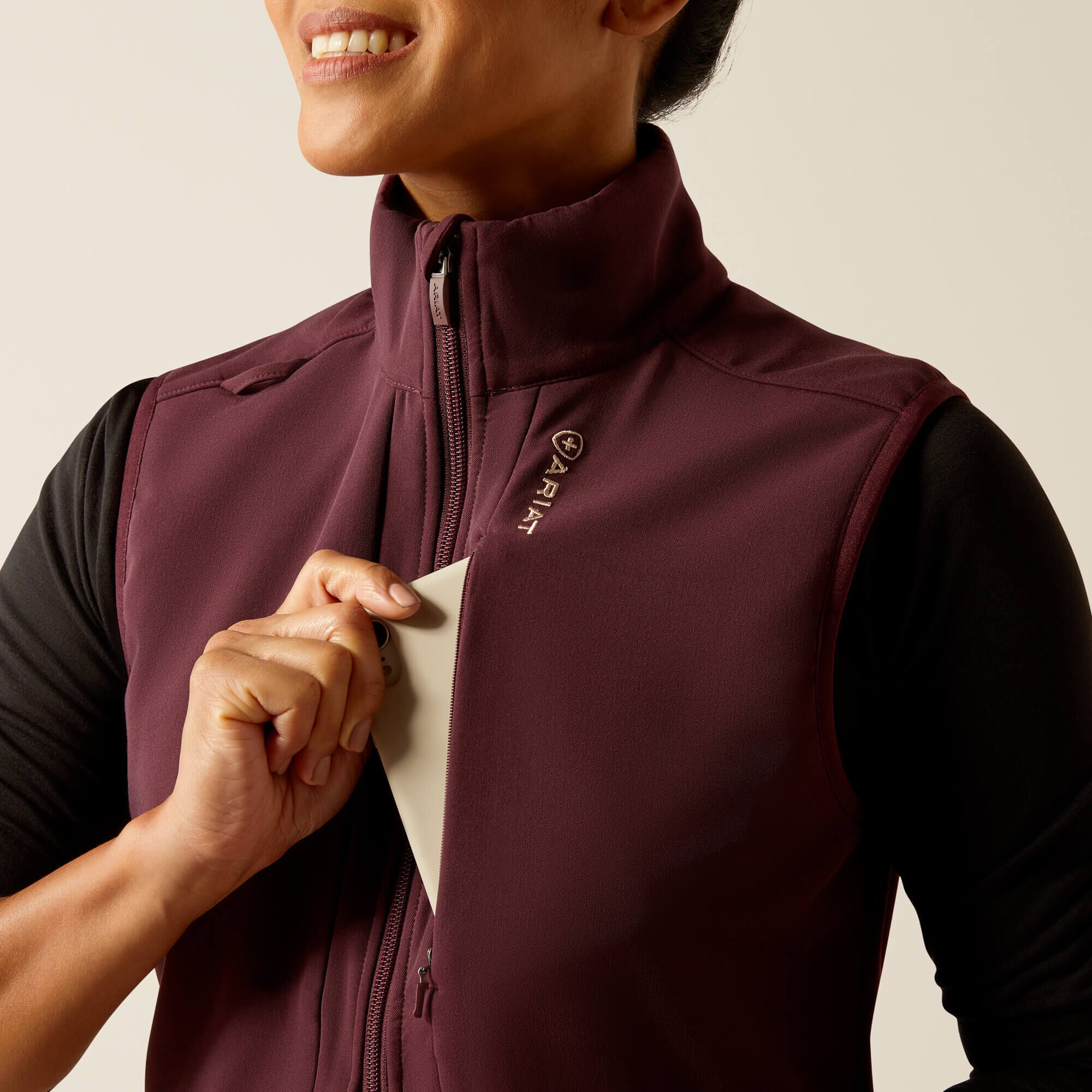 Sina Fleece Scrub Vest Women - WINETASTING