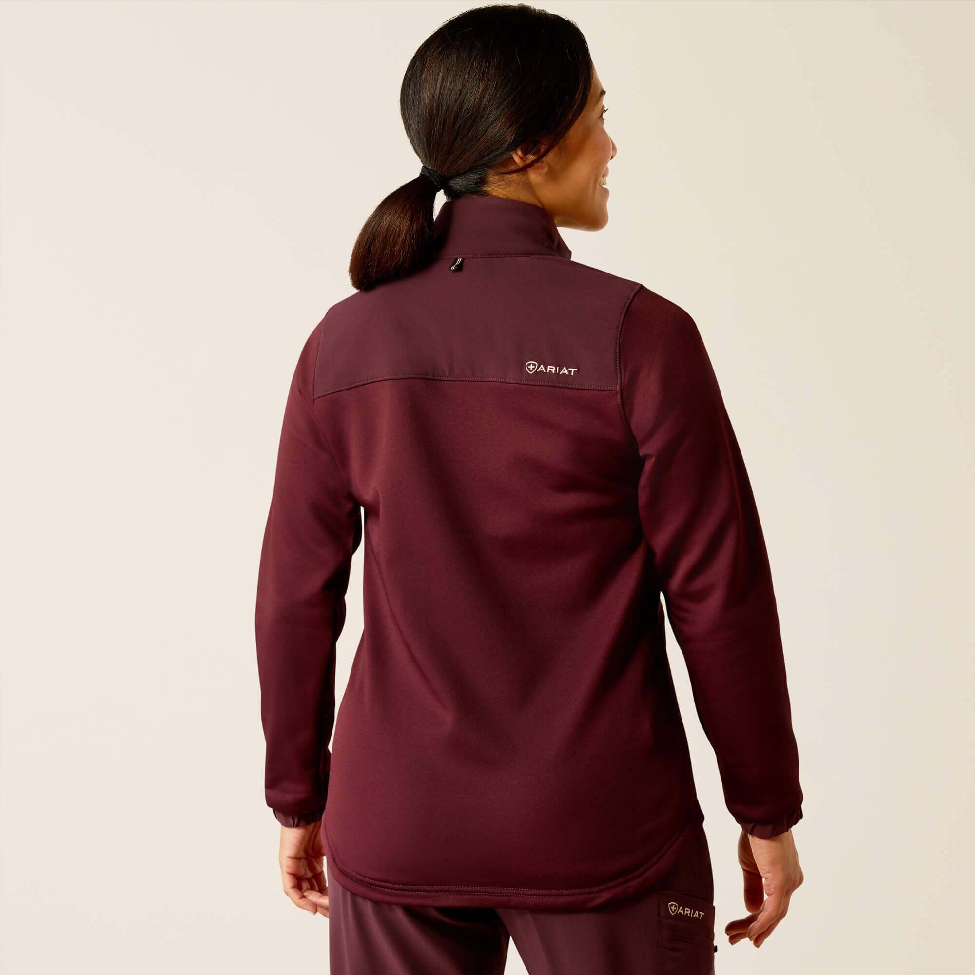 Sina Fleece Scrub Jacket Women - WINETASTING