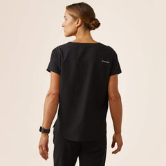 Eliza Fashion Scrub Top Women - BLACK