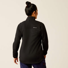 Sina Fleece Scrub Jacket Women - BLACK