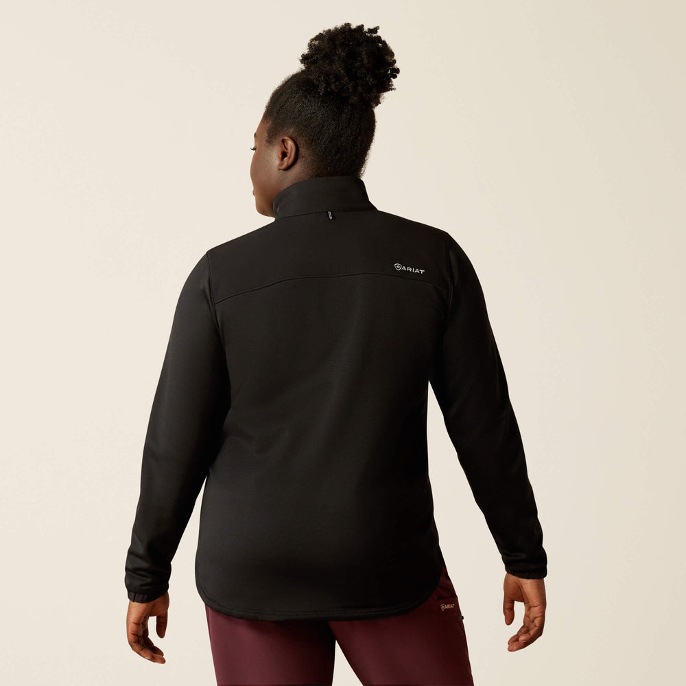 Sina Fleece Scrub Jacket Women - BLACK