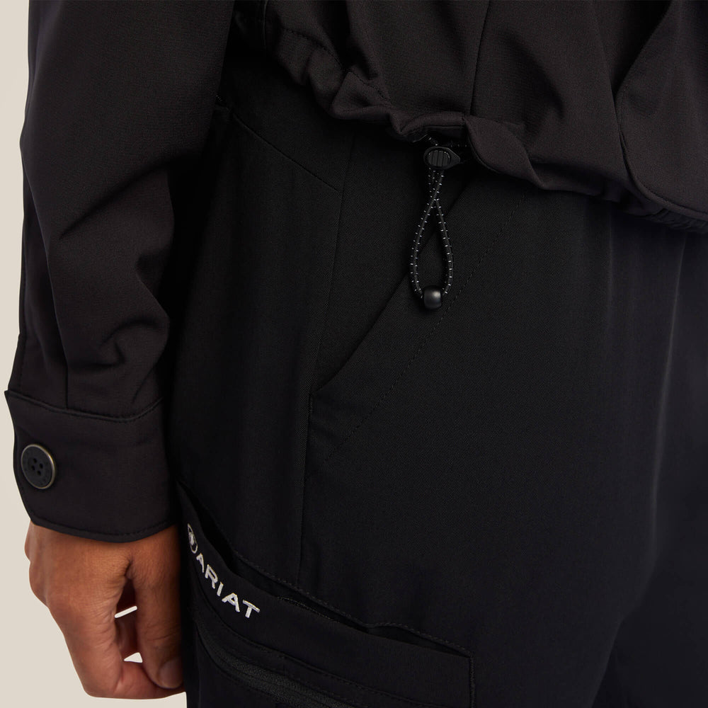 Ambroise Insulated Scrub Jacket Women - BLACK