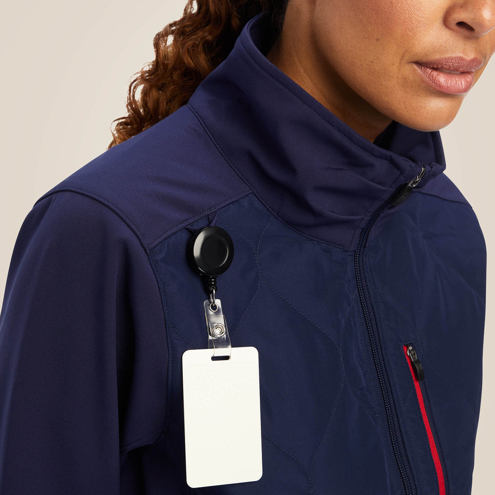 Ambroise Insulated Scrub Jacket Women - NAVY