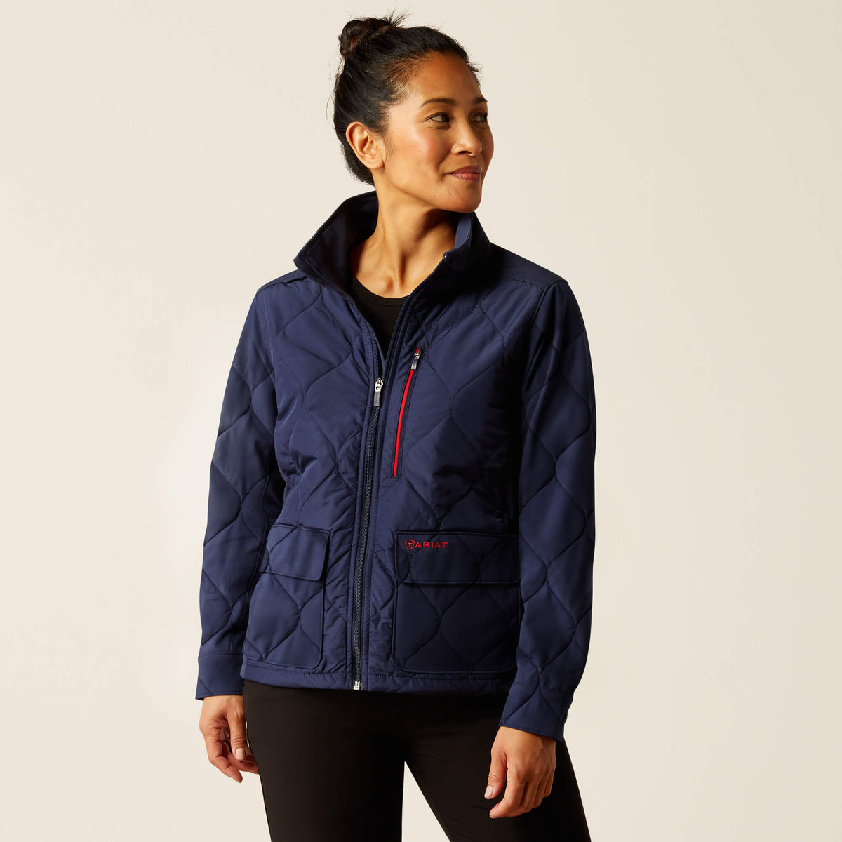 Ambroise Insulated Scrub Jacket Women - NAVY