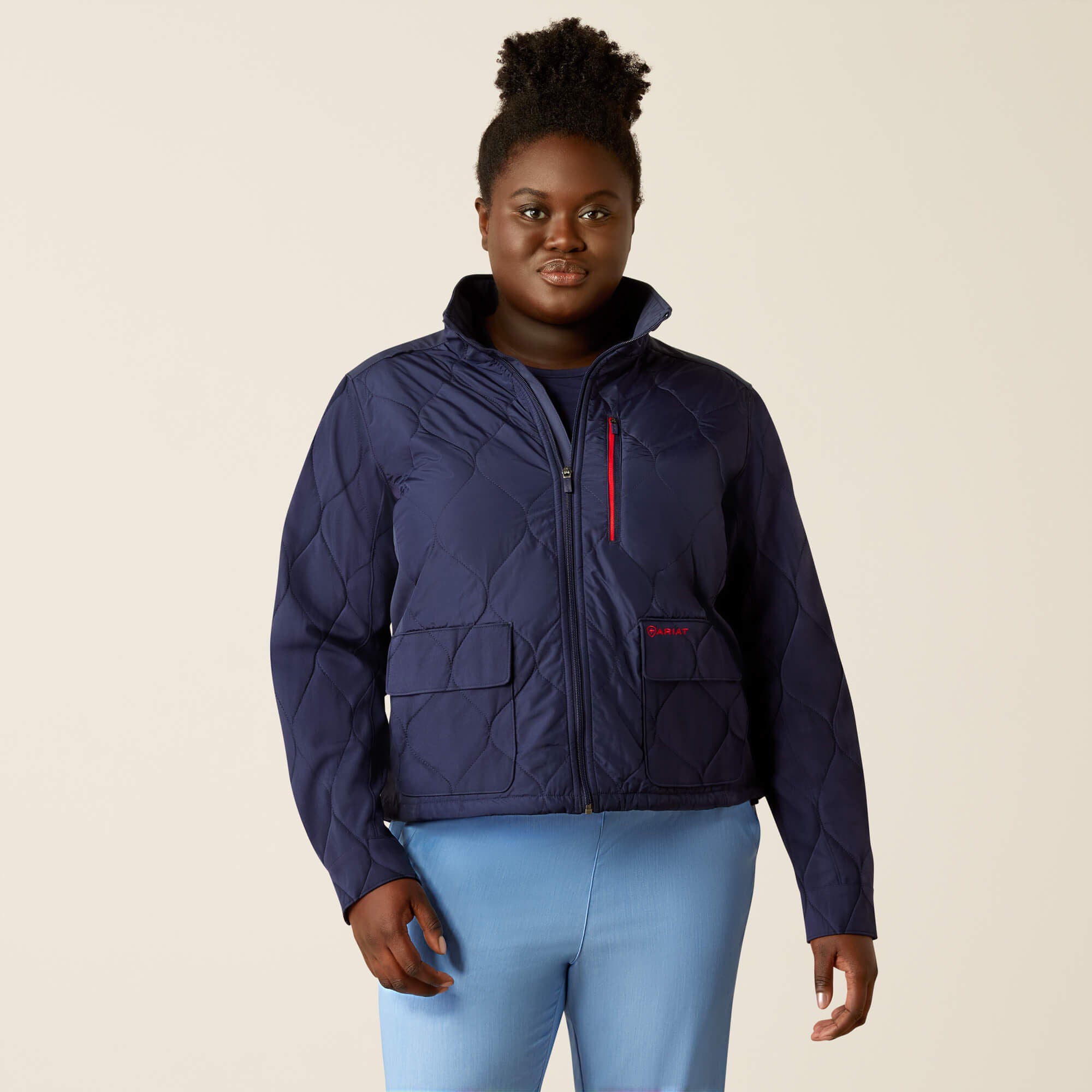 Ambroise Insulated Scrub Jacket Women - NAVY