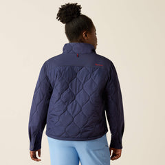 Ambroise Insulated Scrub Jacket Women - NAVY