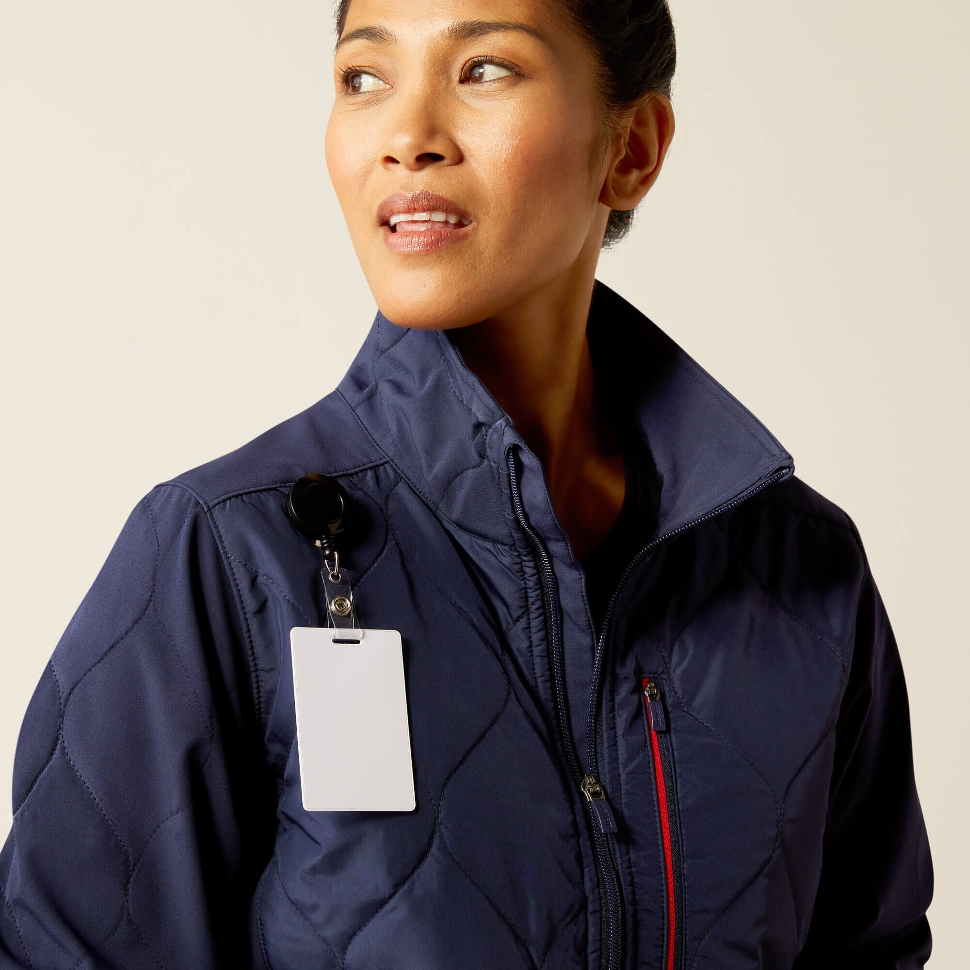 Ambroise Insulated Scrub Jacket Women - NAVY