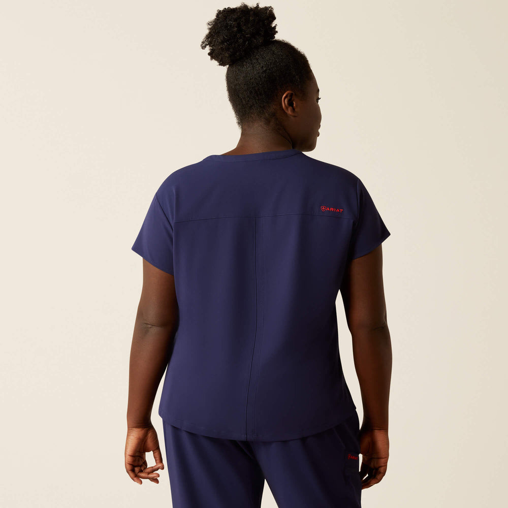 Eliza Fashion Scrub Top Women - NAVY