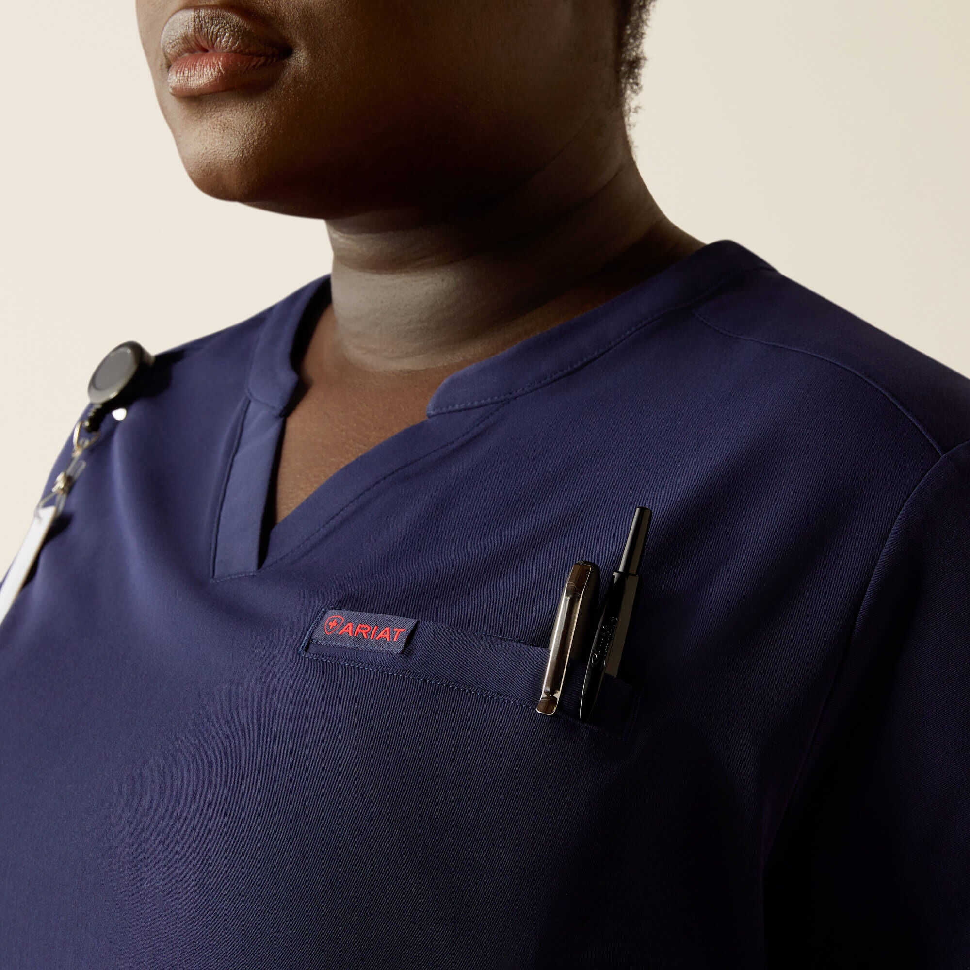 Eliza Fashion Scrub Top Women - NAVY