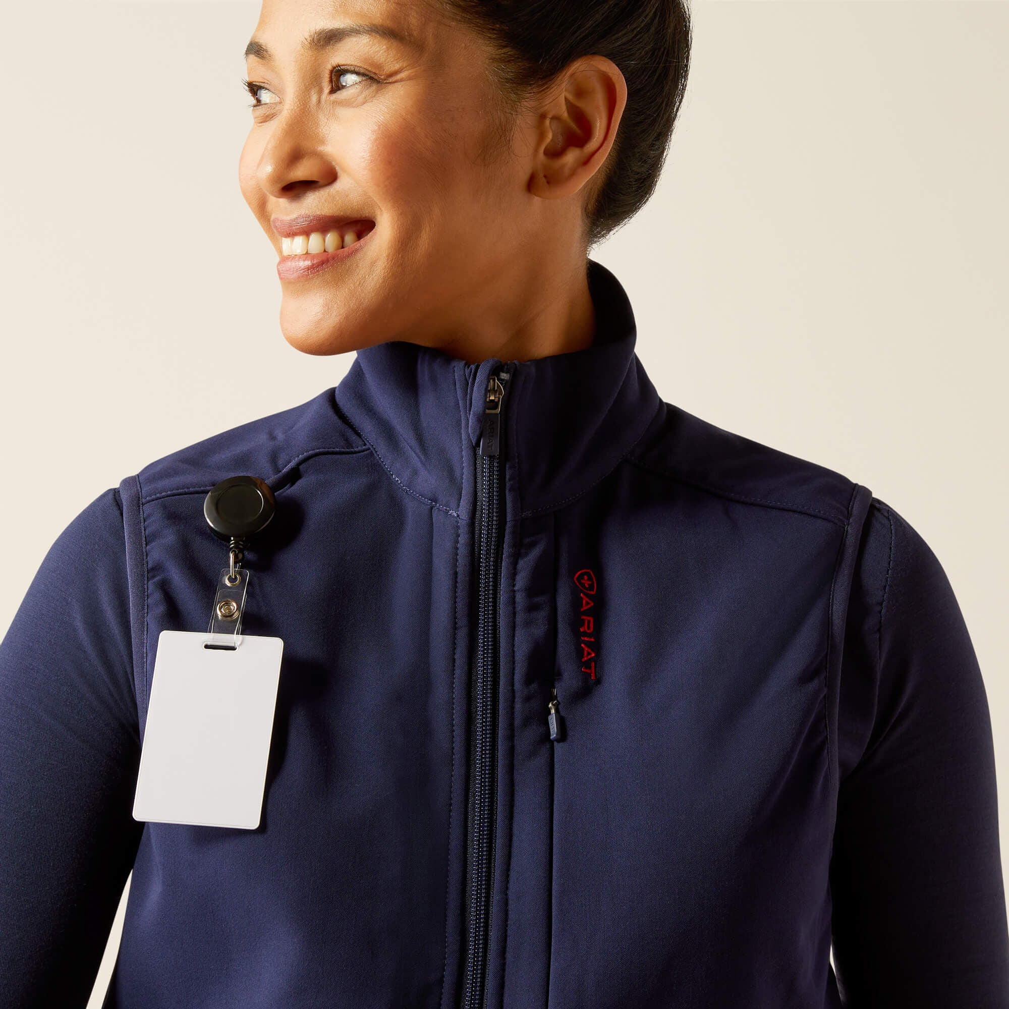 Sina Fleece Scrub Vest Women - NAVY