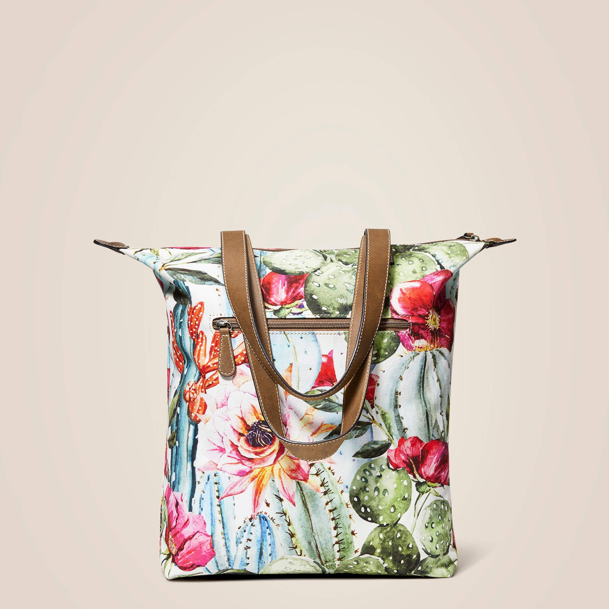 Tall Tote Cactus Floral Women - MULTI