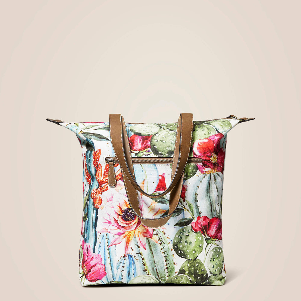 Tall Tote Cactus Floral Women - MULTI