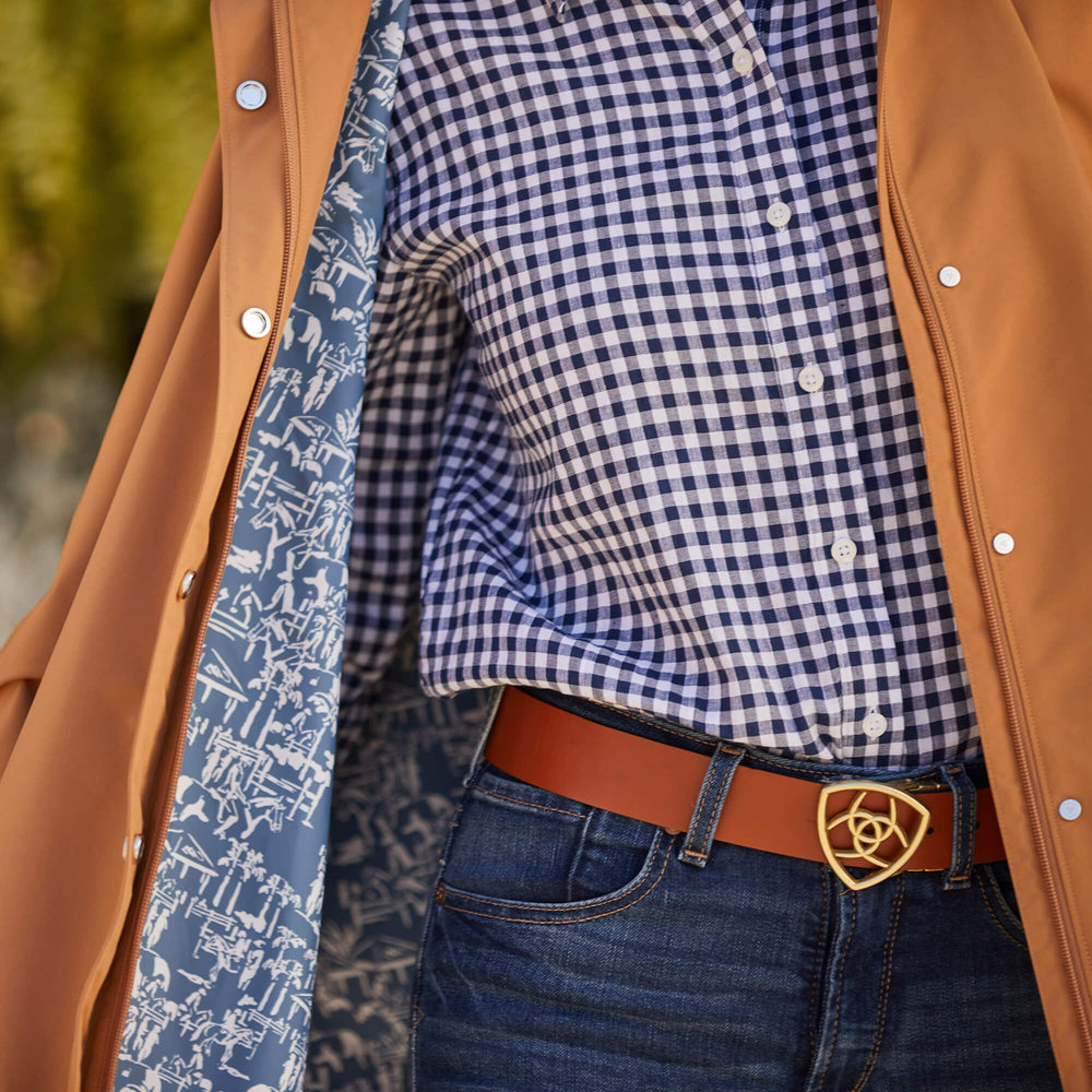 Shield II Reversible Belt Women - BLACK/BROWN