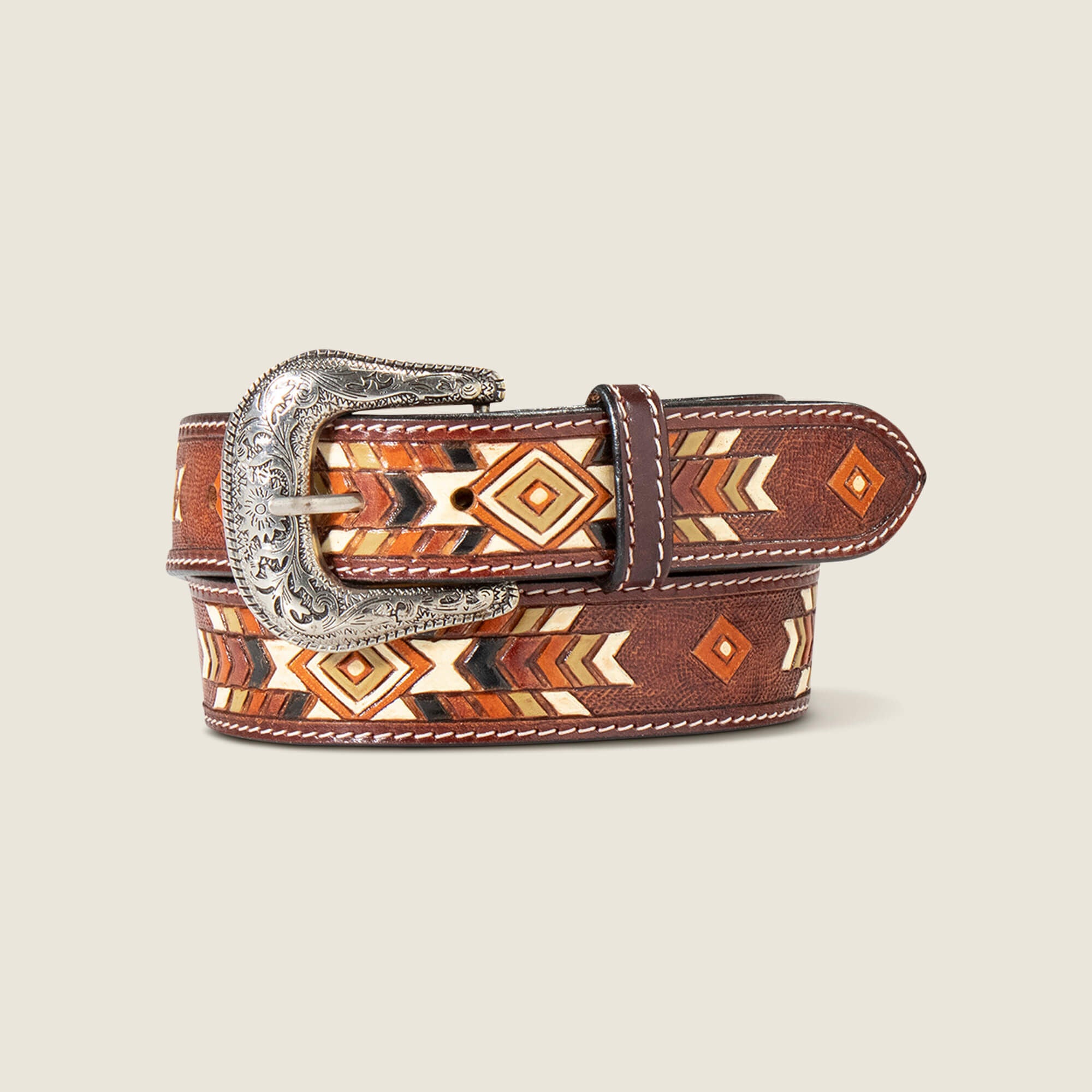 Geometric Pattern Belt Women - MULTI
