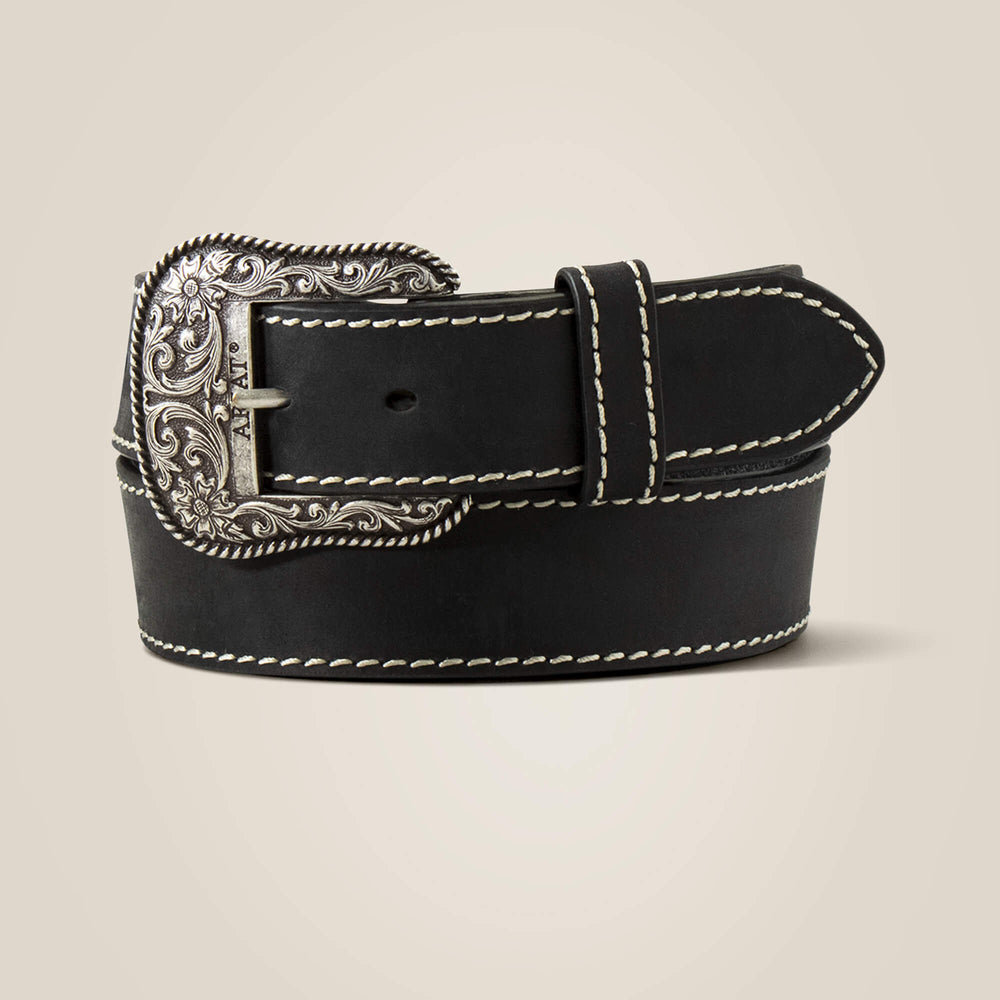 Accent Stitch Belt Women - BLACK