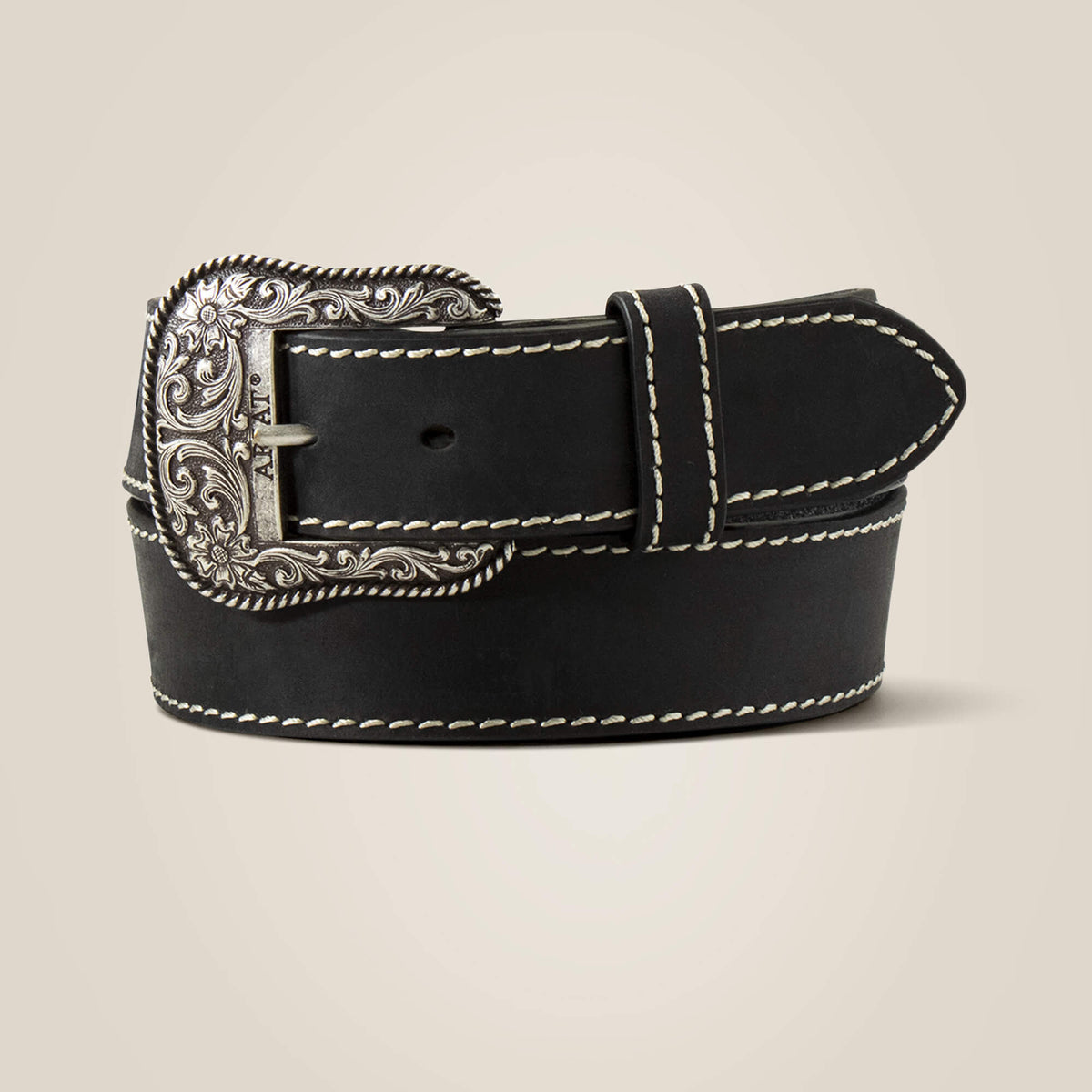 Accent Stitch Belt Women - BLACK