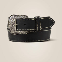 Accent Stitch Belt Women - BLACK
