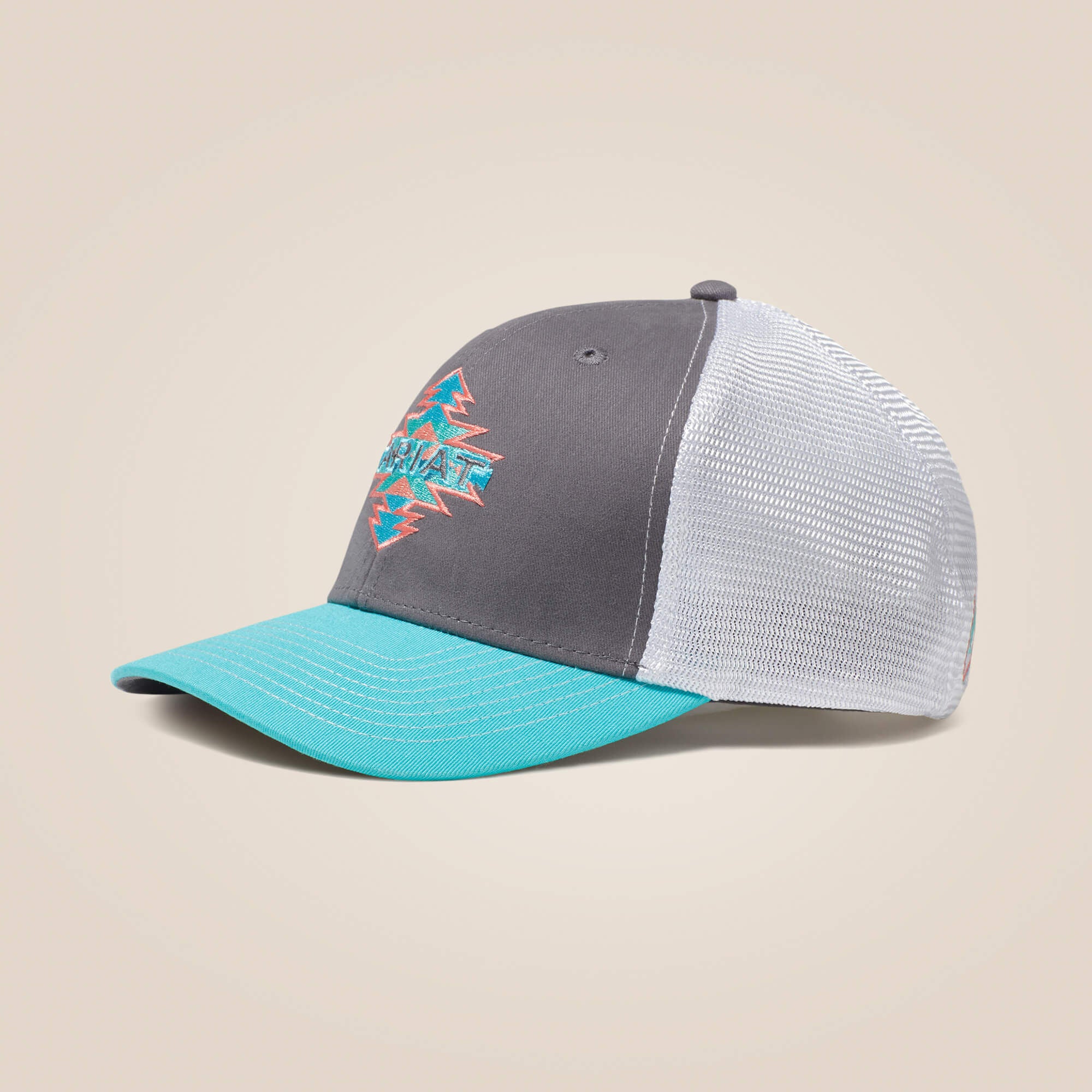 Aztec Logo Snapback Cap Women - GREY