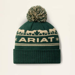 Apres Ski Beanie Women - OLIVE GREEN