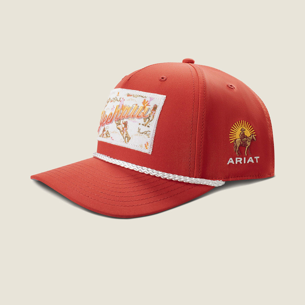 Yeehaw Patch Cap Women - RED