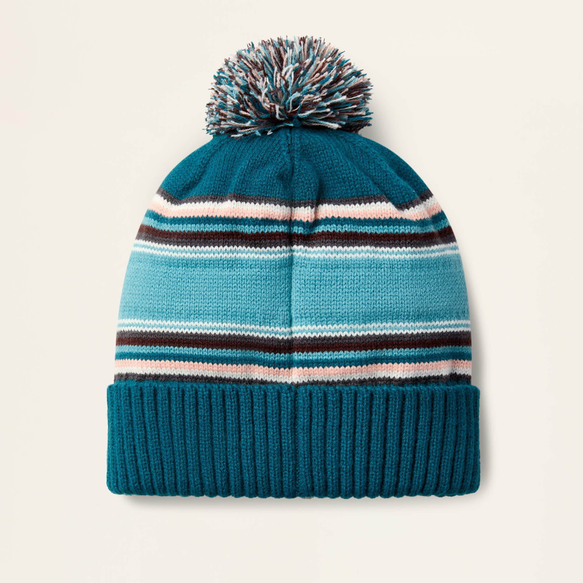 Serape Beanie Women - TURQUOISE SERAPE