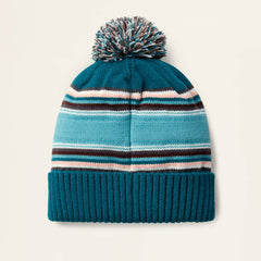 Serape Beanie Women - TURQUOISE SERAPE