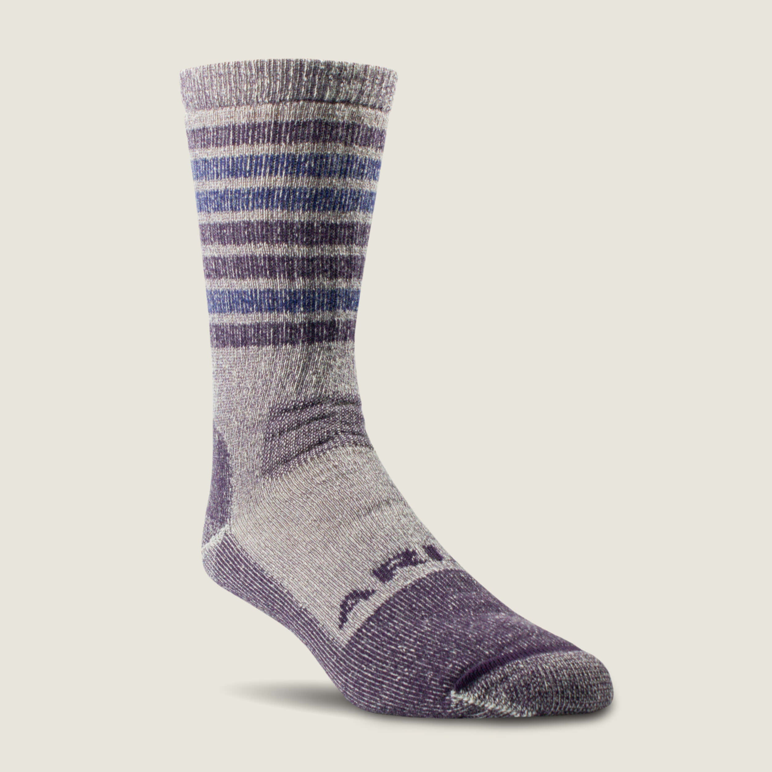 Midweight Merino Wool Blend Steel Toe Work Sock 2 Pair Multi Color Pack Women -