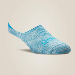 No Slip No Show Sock 4 Pair Multi Color Pack Women - HEATHERED RAINBOW